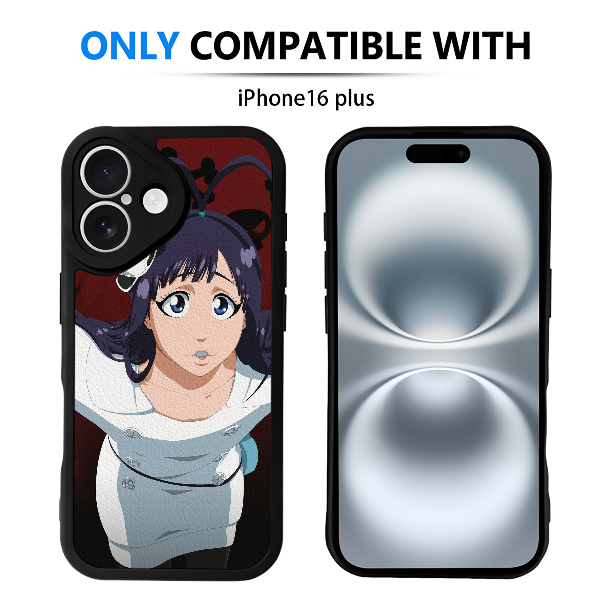 （画像用） ブリーチ BLEACH 【iPhone 16シリーズ対応】シリコンスマホケース（レザー調） 材質：シリコン